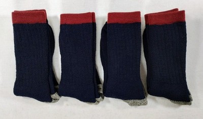 4 Pairs Clear Creek Medium Weight Merino Wool Boot Sock Men Size 10-13 Shoe 7-12