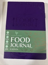 Hardcover Meal Planner Food Diary Journal - Purple Diet Journal Unbranded