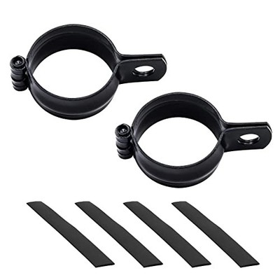 Biqing Motorcycle Turn Signal Bracket with Clamps - no-Drill 32-41mm Black