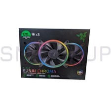 3PCS/New in Box RAZER Kunai Chroma 120mm ARGB PWM Case Fan 2200RPM