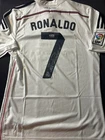 Cristiano Ronaldo Signed Autograph AUTO ADIDAS SOCCER Jersey Beckett BAS COA J13