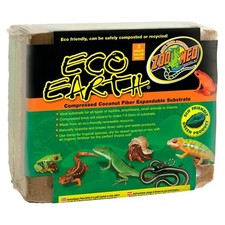 Zoo Med Eco Earth Compressed Coconut Fiber Substrate - 3 Pack