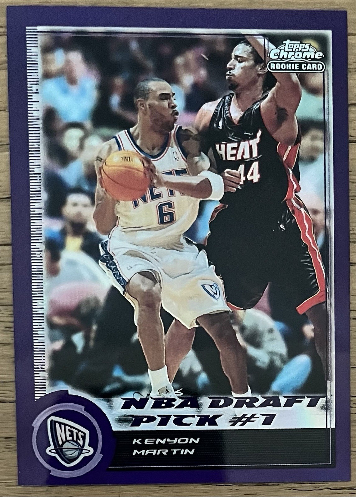 2000-01 Topps Chrome Kenyon Martin Refractor Rookie Card RC #151 /199