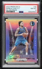 2023-24 Panini Prizm Deca Silver Prizm Dereck Lively II #96 PSA 8 11es