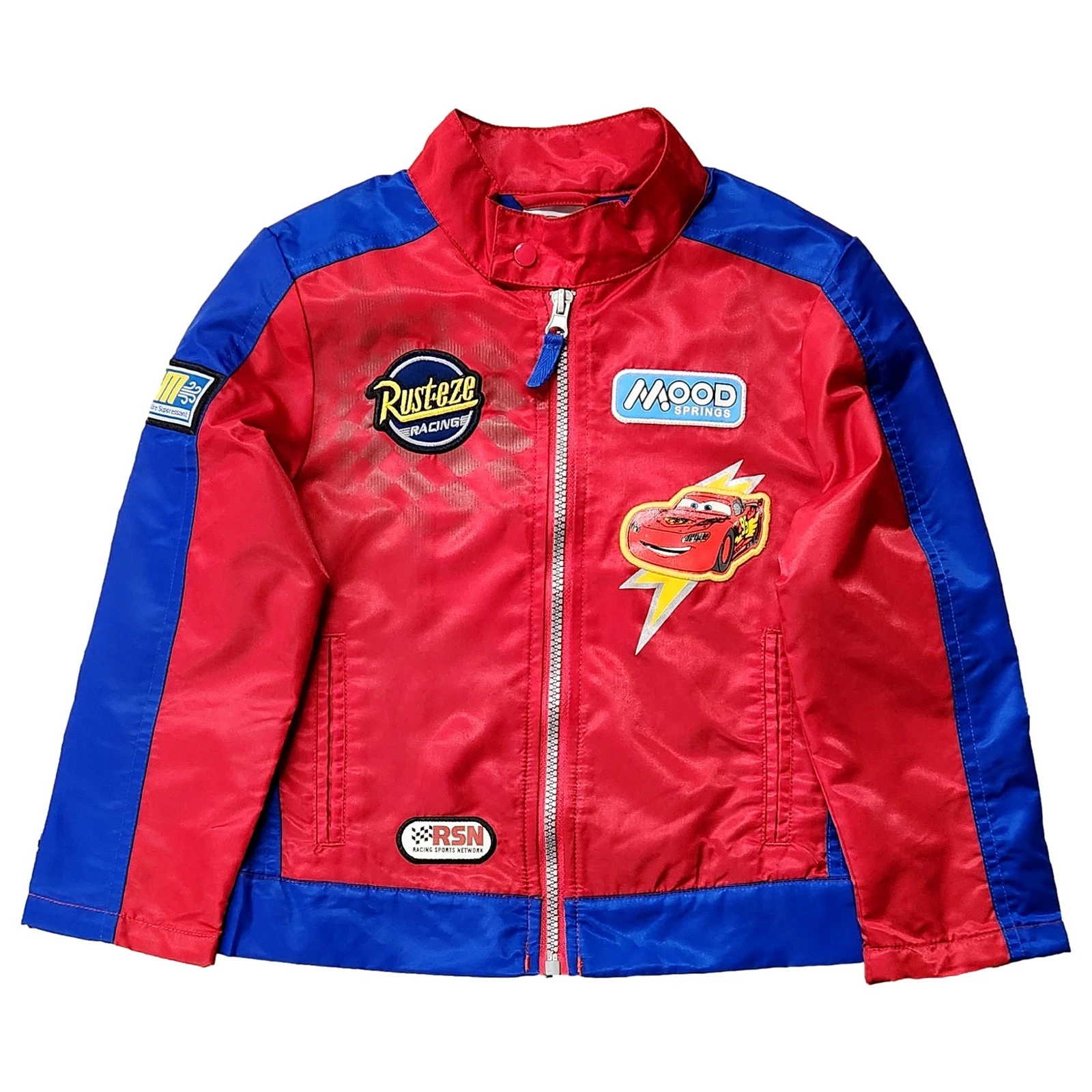 ALEXANDER MCQUEEN Giacca Pit Crew McQueen Cars Fulmine Rosso Neonato e Bambino Ragazzo