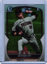 2023 Bowman Draft - Chrome Grayson Hitt #BDC-57 Refractor (RC) 1st