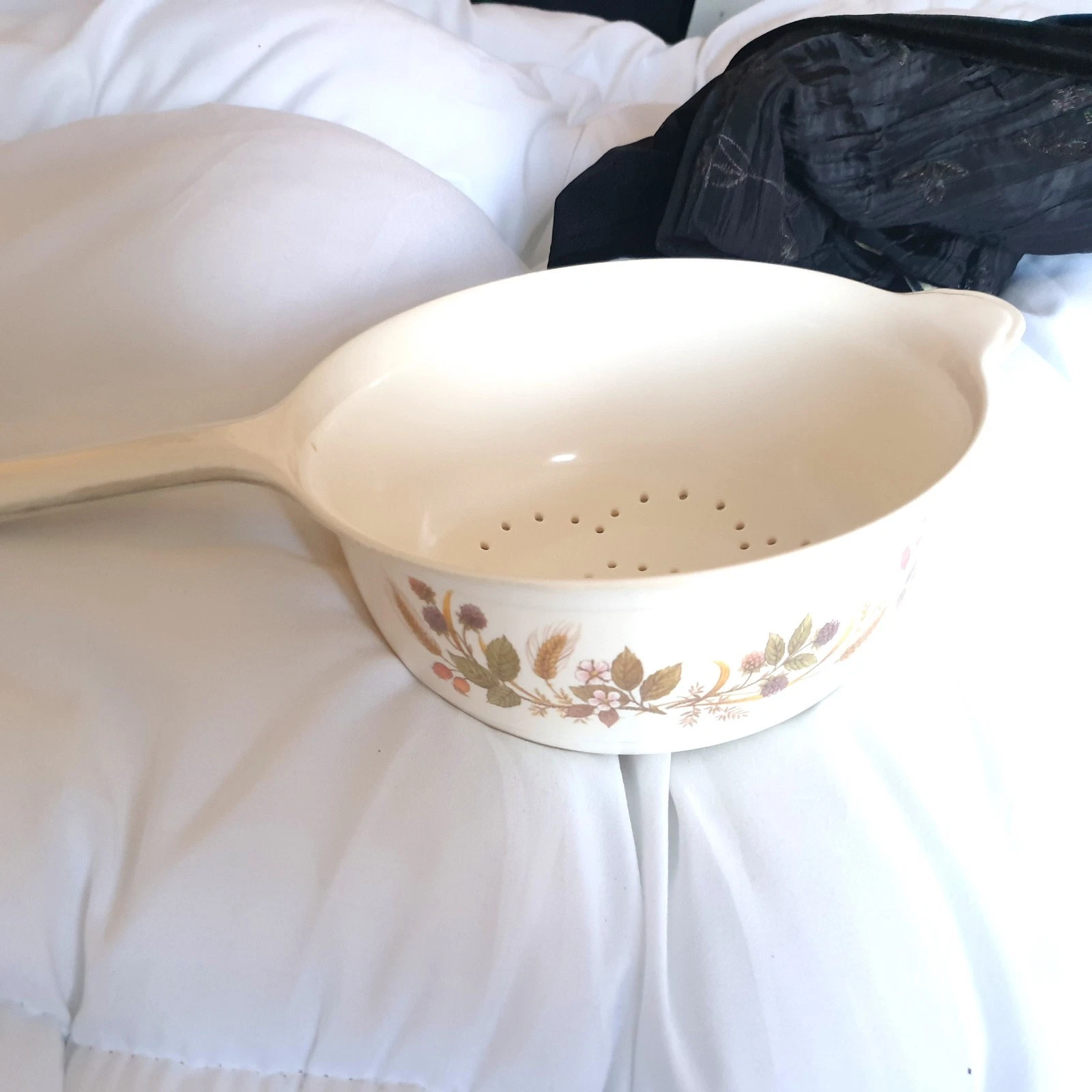 Vtg 70s 80s M&S Colander Drainer Cream Harvest Melamine Retro
Opens in a new window or tab