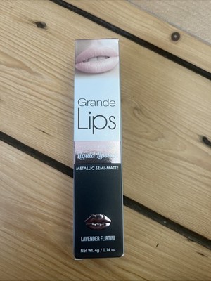 Grande Lips HydraPlump Lipstick, Metallic Semi-Matte, Lavender Flirtini NEU OVP