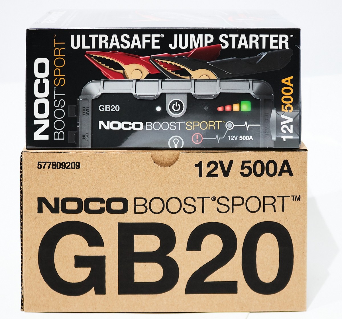 NOCO BOOST SPORT GB20 500A 使用回数1回 超美品 NOCO Boost Sport GB20 500A 12V UltraSafe Portable Lithium Battery