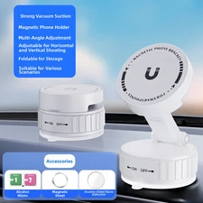 2025 Magnetic Car Phone Holder Portable Suction Cup Rotatable for Dashboard