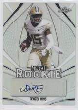 2020 Leaf Metal Rookie Auto 49/50 Denzel Mims #MR-DM1 Auto 0c3