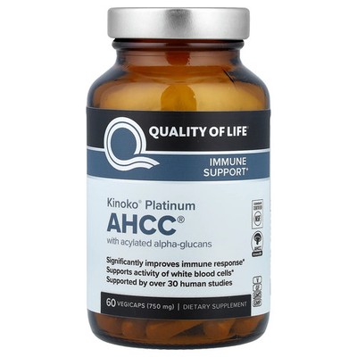 Kinoko  Platinum AHCC , 60 Vegicaps