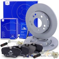 ATE Bremsscheiben Ø262 +BelÄGe +Kontakte Vorne FÜR Mercedes Benz 190-ER W201