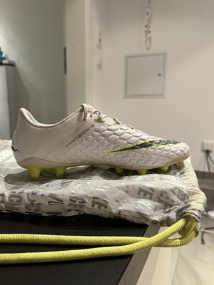 Nike Hypervenom FG  Elite Fußball Schuhe Gr 40 weiß neongelb