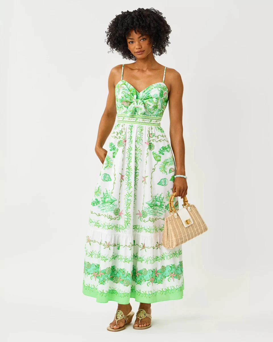 lilly pulitzer aster crochet maxi dress Lilly Pulitzer | Dresses | Lilly Pulitzer Aster Blue And Green V Neck Crochet Maxi Dress Sz Xs