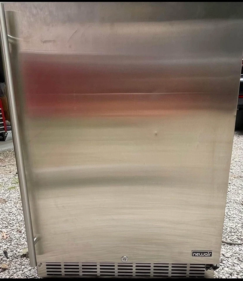 Nuevo Aire 24" Incorporado 160 Latas Exterior Bebidas Nevera Impermeable Acero Inoxidable Foto 3 de 4