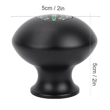 Outdoor Universal Trekking Pole Stick Monopod Tripod Head Grip Knob with Compass