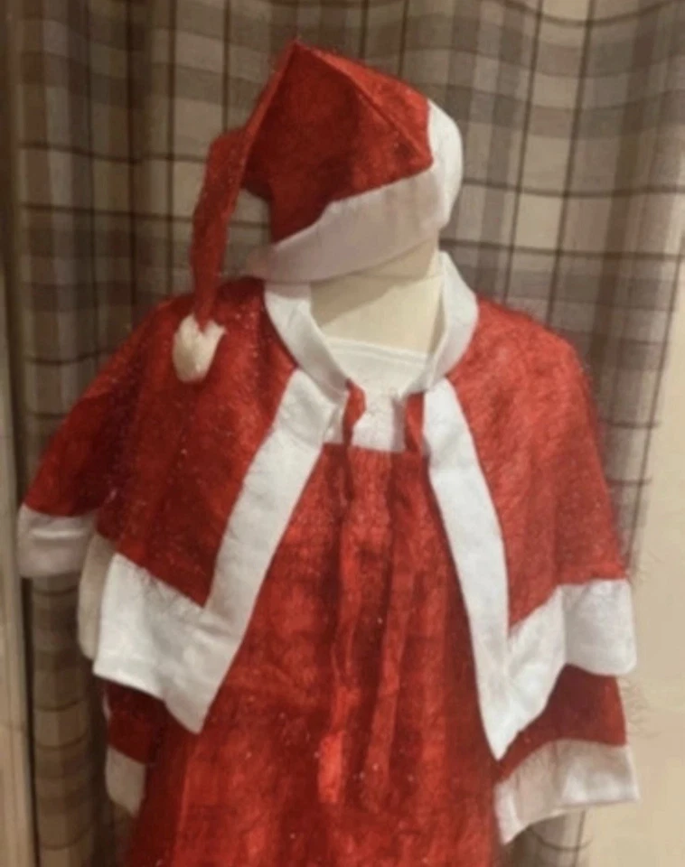 Miss Sparkle Christmas Fancy Dress Costume Fits Up To A Size 14 - Image 2 of 3