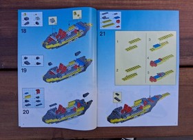 Vintage Lego Instruction Manual 5542 Model Team Black Thunder Helicopter 1998