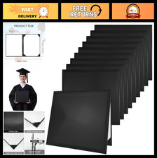 10 Pack Diploma Cover 8.5x11 Certificate Holder - Smooth Leather Presentation Ca