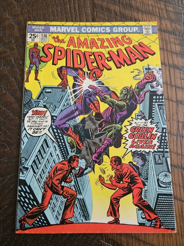 Amazing Spider-Man Bronze Age #136 Fn/vf 7.0 Green Goblin 1974 Plus 137