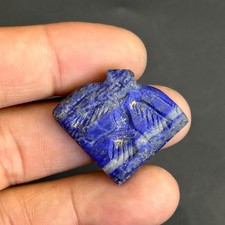 Beautiful old lapis lazuli Stone Roman intaglio pendant 