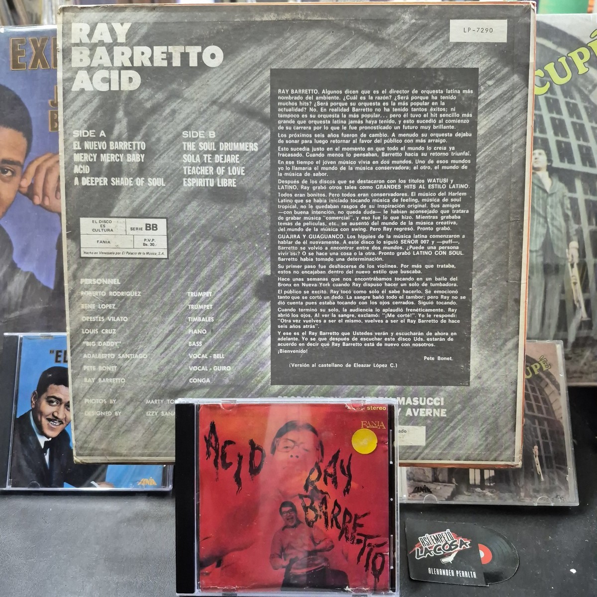 Ray Barretto ‎– Acid– LP/CD, 70s 90s Latin Jazz, Descarga