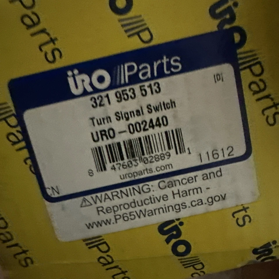 URO Parts 321953513 Turn Signal Switch For Select 78-93 Audi Volkswagen Models - Image 4 of 4