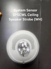 System Sensor SPSCWL Ceiling Speaker Strobe