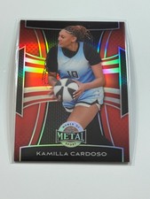2025 Leaf Metal Women Of Sport Base Red Prism #61 Kamilla Cardoso 1/1