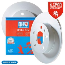 Pair of Mazda Mazda6 2012-2022 QH Solid Rear Brake Discs BDC6125