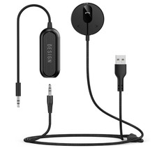 Bluetooth Car AUX Receiver Hands Free Wireless Audio Adapter Noise Filter