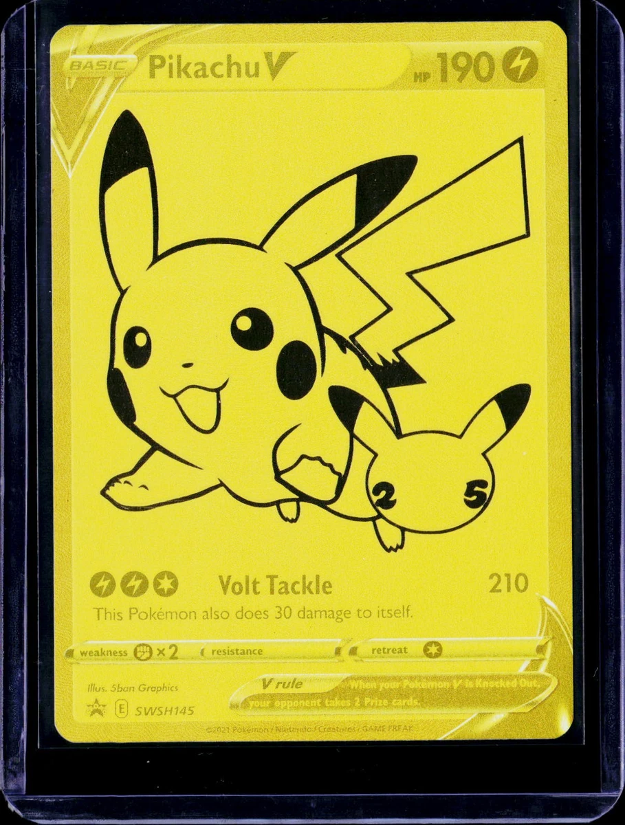 Pikachu V SWSH145 SWSH: Sword & Shield Promo Cards for sale | eBay