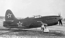 Sukhoi Su-5 Fighter World War 2 Desktop Wood Airplane New Model Small Scale 1/32