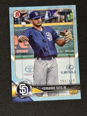 2018 Bowman - Prospects Fernando Tatís Jr. #BP114 Sky Blue /499 (RC)
