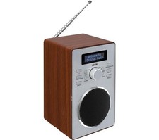 LOGIK LBDAB14 DAB Clock Radio - Wood