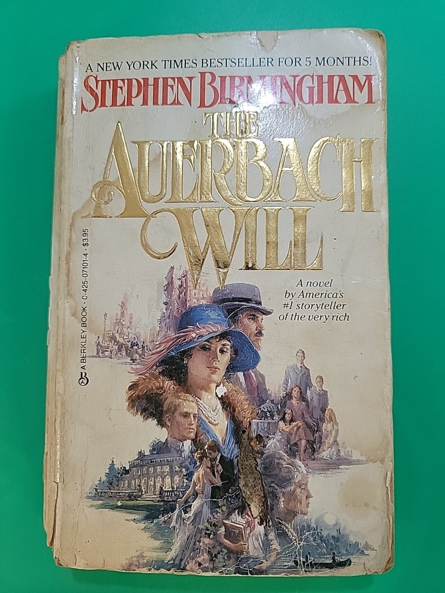 The Auerbach Will Stephen Birmingham PB 9780425071014| eBay