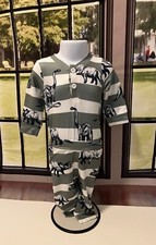 Dinosaur print 2 piece pajamas 0-3m to 12-18m