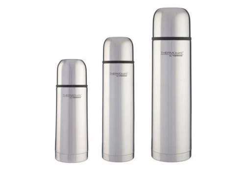 Thermos Thermocafe Stainless Steel Vacuum Flask 0.35L 0.5L 1.0L 8 Hours Hot