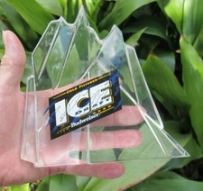 Budweiser ICE Draft Beer advertisement Lucite Iceberg bookend