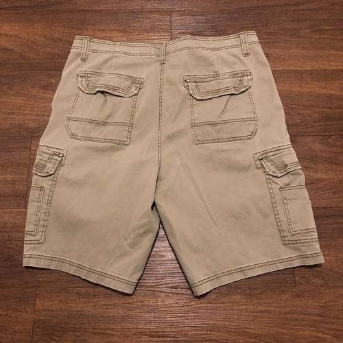UNIONBAY Pantaloncini Cargo Baggy Loose Y2K Beige Uomo Taglia 42 - Foto 2 di 13