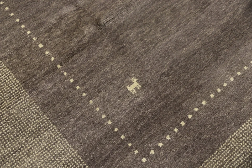 Tapis Orient Gabbeh (296 X 195 CM) Fait Main 100% Laine Vierge - Photo 4/4