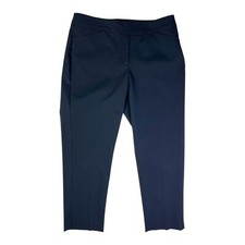 Talbots Size 12 Curvy Navy Blue Dress Pants Zip Fly