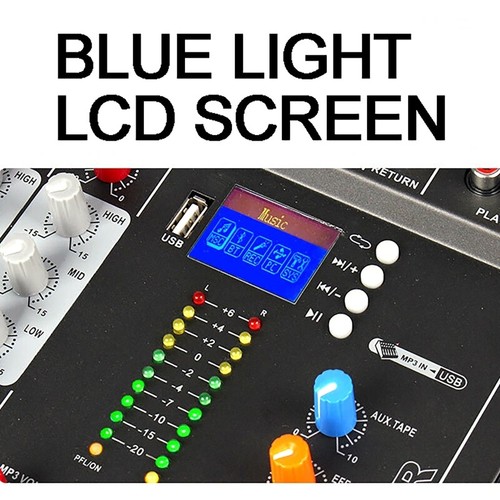 Professional 8 Channel Audio Mixer Sound Board Console Desk System Interface USB - Picture 9 of 11