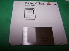 Macintosh Plus System Tools 690-5064-A on 400K Disk for Vintage Macintosh 128K
