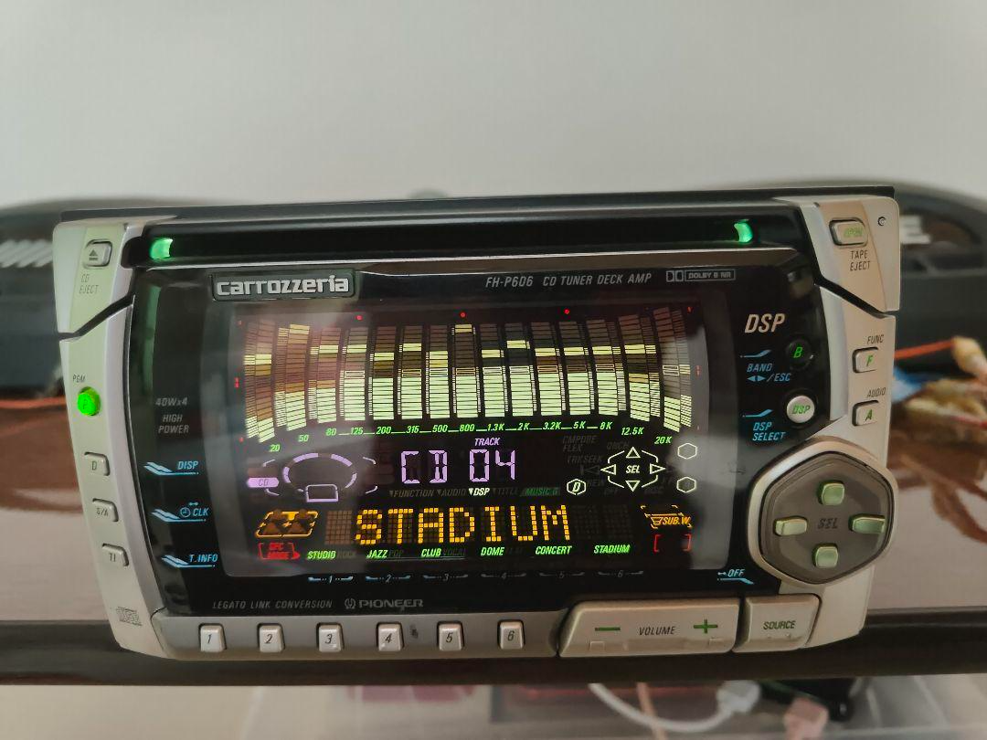 Pioneer Carrozzeria FH-P606 2DIN Car Audio used japan tested Pioneer Carrozzeria FH-P606 2DIN Car Audio used japan tested