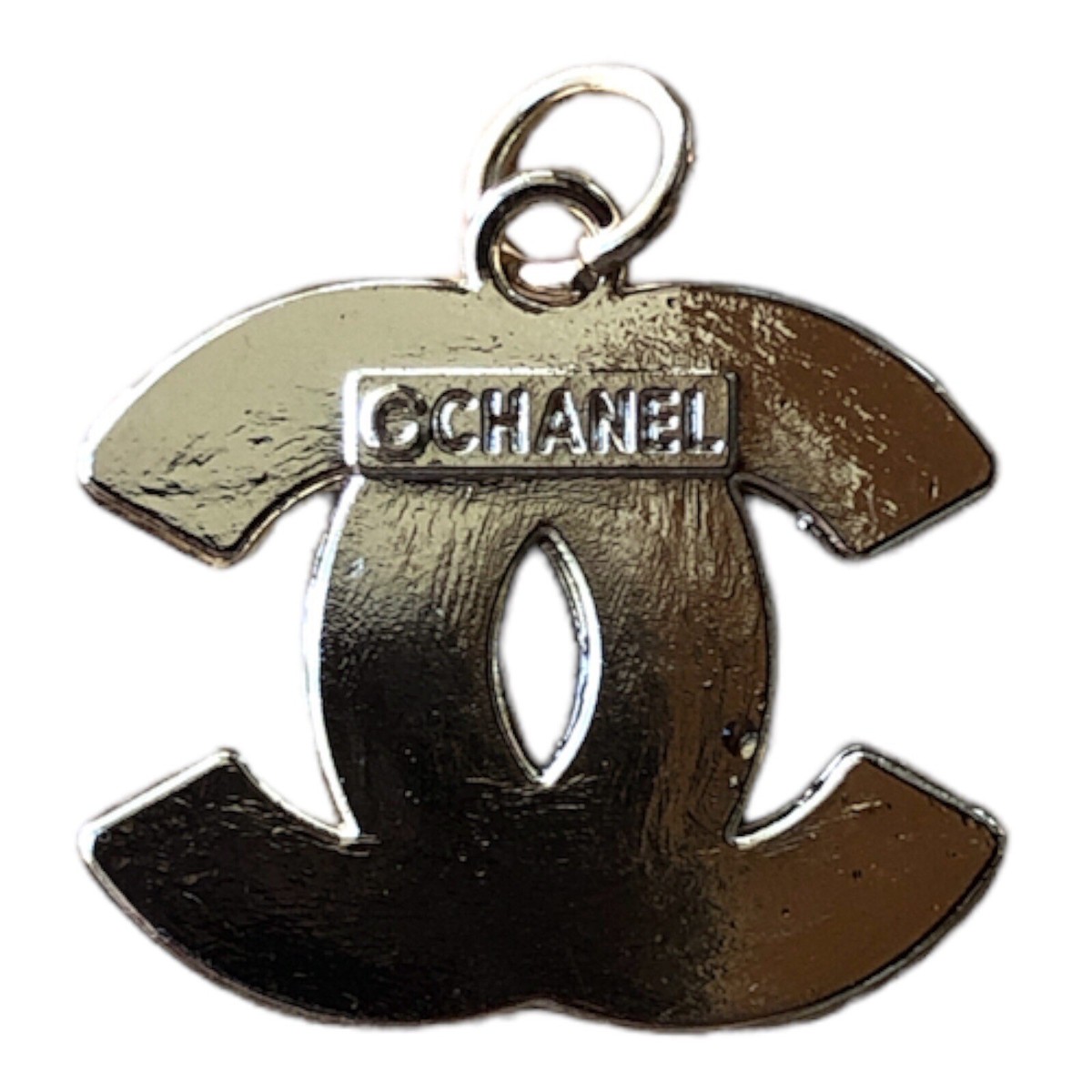 Chanel Crystal White & Gold Zipper Pull 22MM | eBay