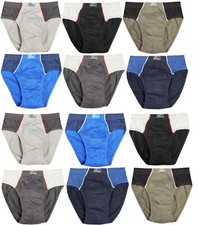 3/6/9/12 Stück Herren Sportslips Schlüpfer Unterhosen Slips Gr.5(S)-10(3XL) A560