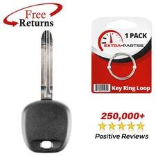 Uncut Key Blade Aftermarket Replacement For Toyota (TOY44H-PT, H Chip)