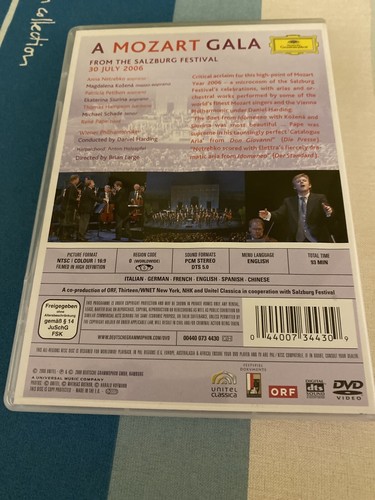 A MOZART GALA FROM SALZBURG-DVD- REGION 0 - Picture 2 of 3